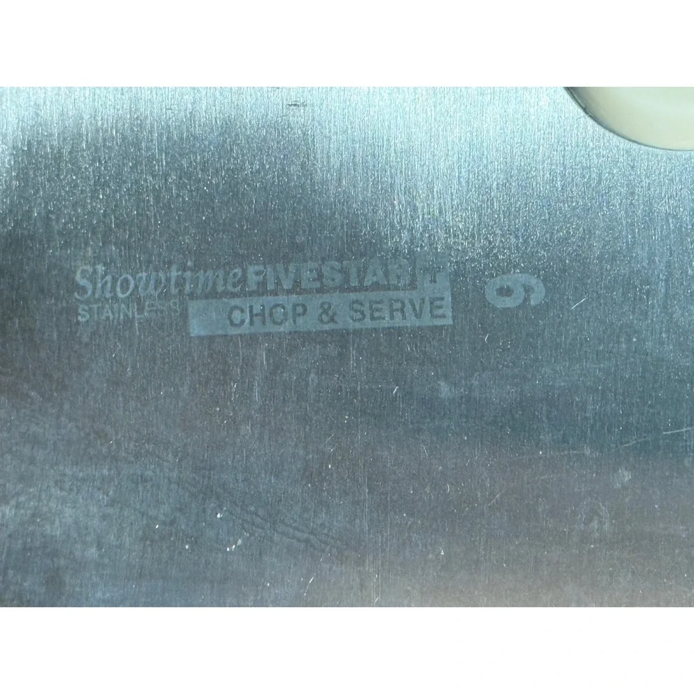 Showtime Five Star Carving Fork and Chop & Serve Cleaver Set bundle